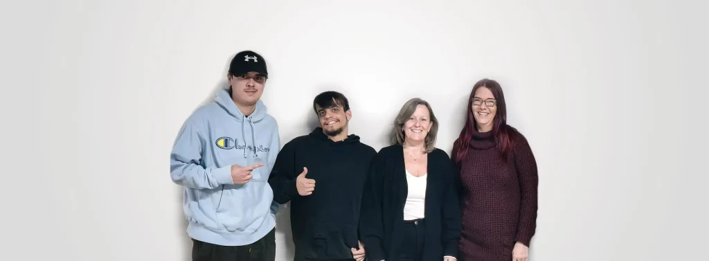 Des membres de l'équipe