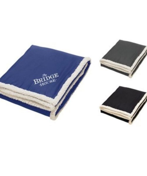 Super Soft Large Fleece Sherpa Blanket - 50'' x 60'' Unfolded